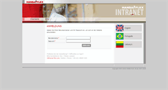 Desktop Screenshot of intranet.hansa-flex.com